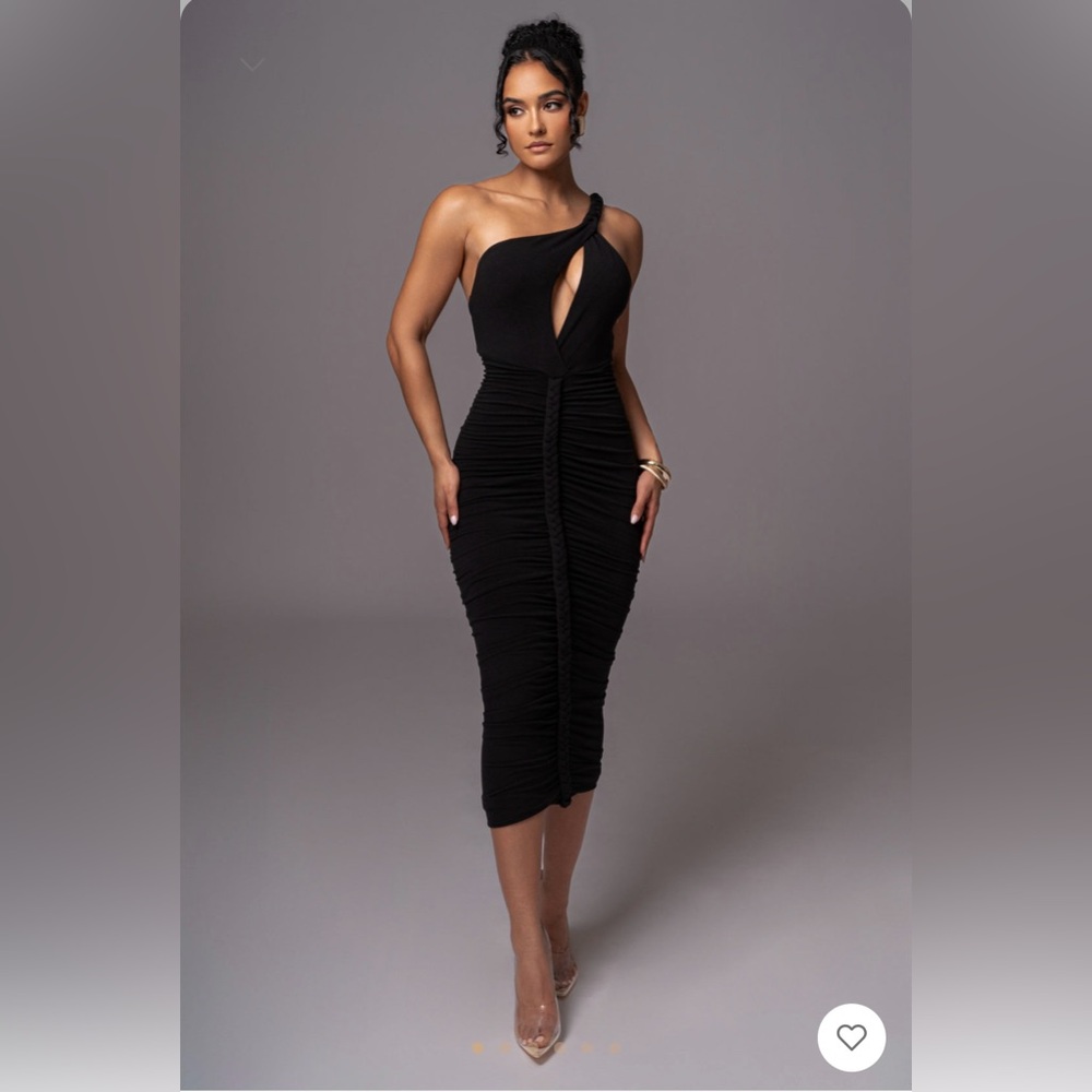 Black Midi JLUXLABEL dress